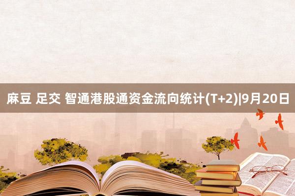 麻豆 足交 智通港股通资金流向统计(T+2)|9月20日