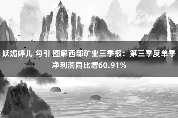 妖媚婷儿 勾引 图解西部矿业三季报：第三季度单季净利润同比增60.91%