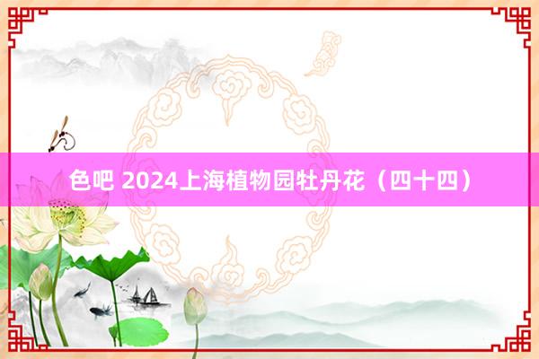 色吧 2024上海植物园牡丹花（四十四）